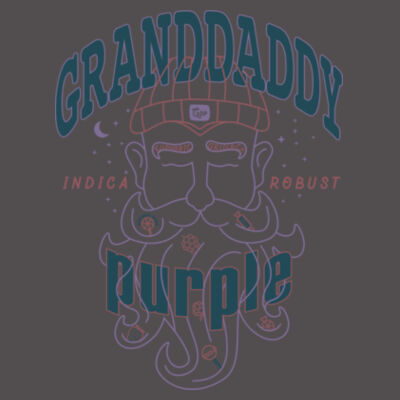 Granddaddy Purple T-Shirt - Next Level Unisex CVC Tee Design