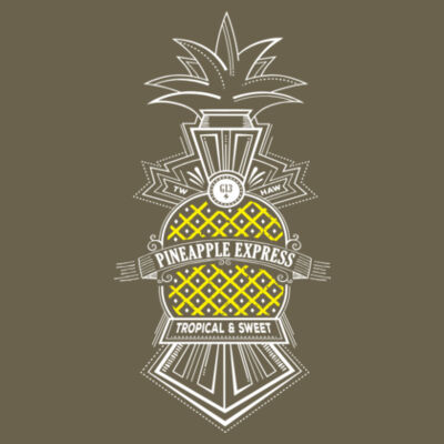 Pineapple Express T-Shirt | Next Level Unisex CVC Tee Design