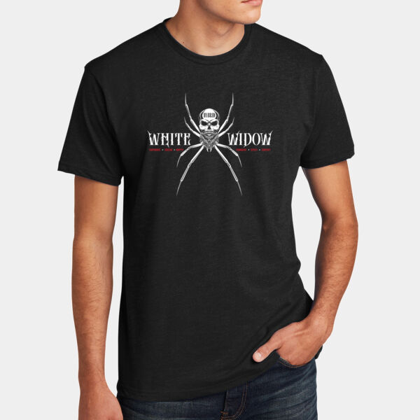 White Widow T-Shirt - Next Level Unisex CVC Tee Thumbnail