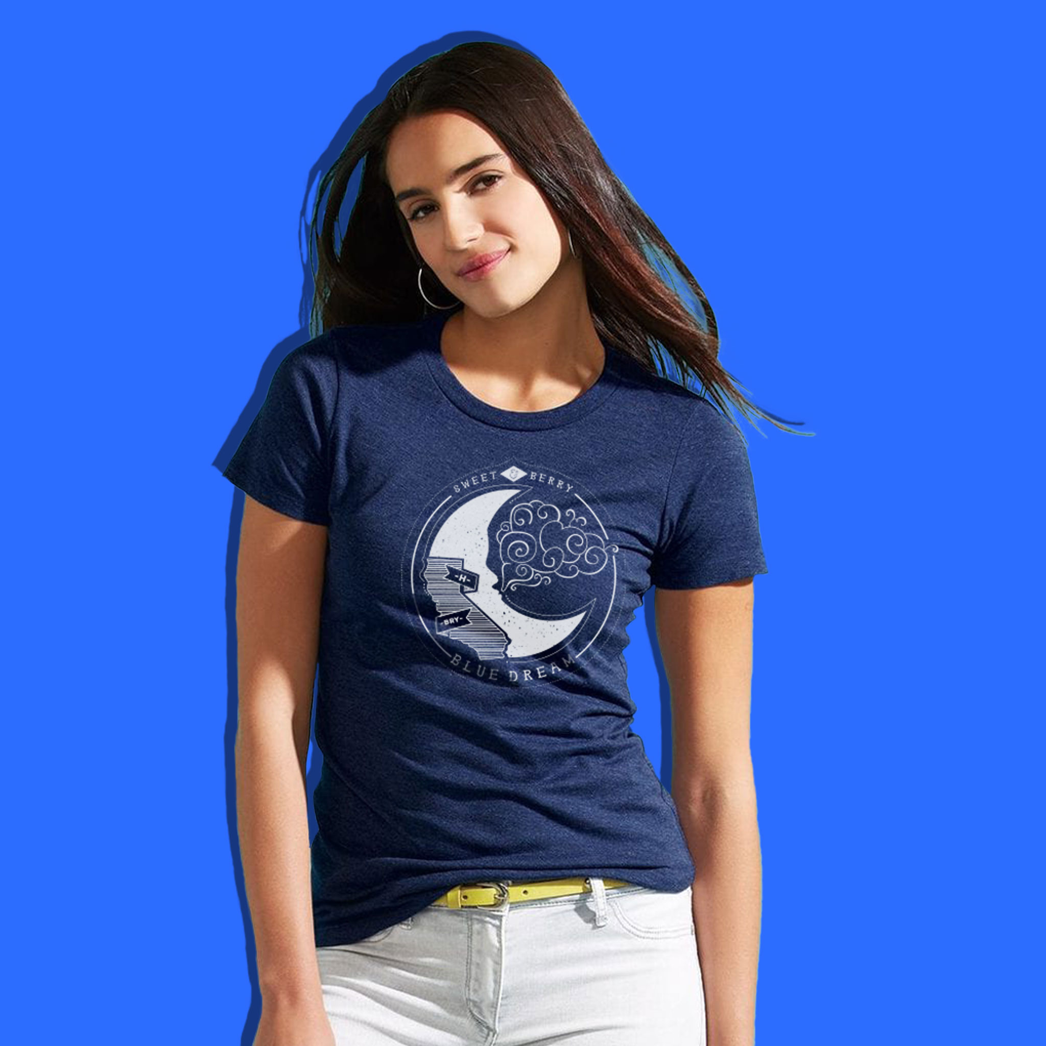 Blue Dream – Women’s Fitted Tee