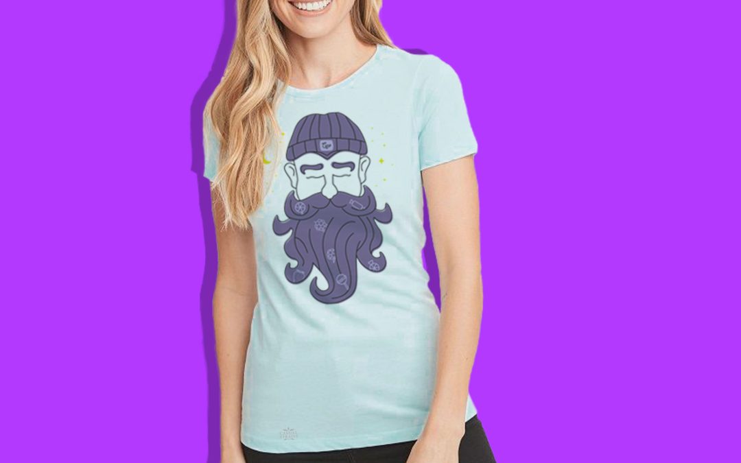 Granddaddy Purple Beard – Women’s Fitted Tee