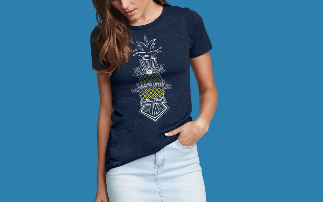 Pineapple Express – Women’s Fitted Tee