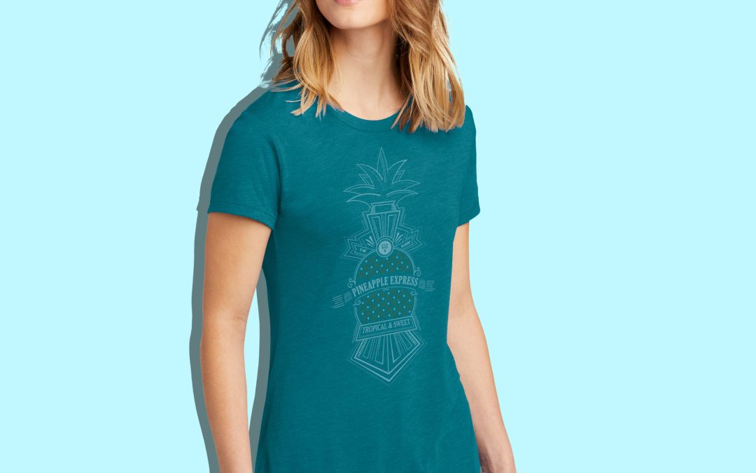 Pineapple Express Vintage – Women’s Fitted Tee