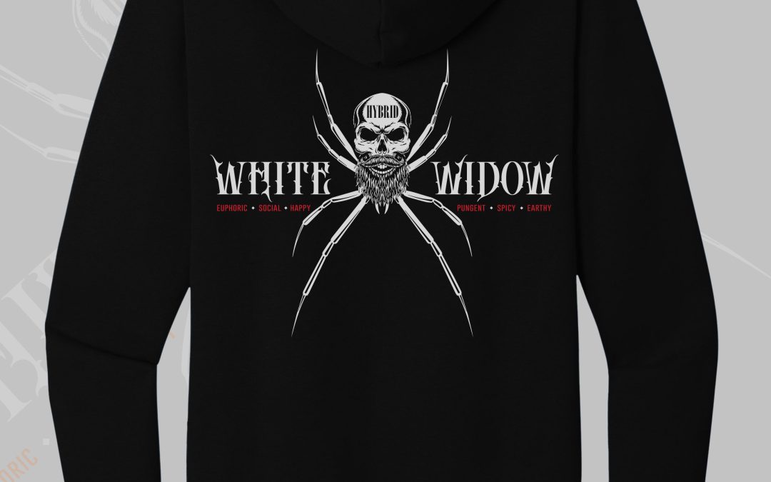 White Widow – Unisex Zip Hoodie